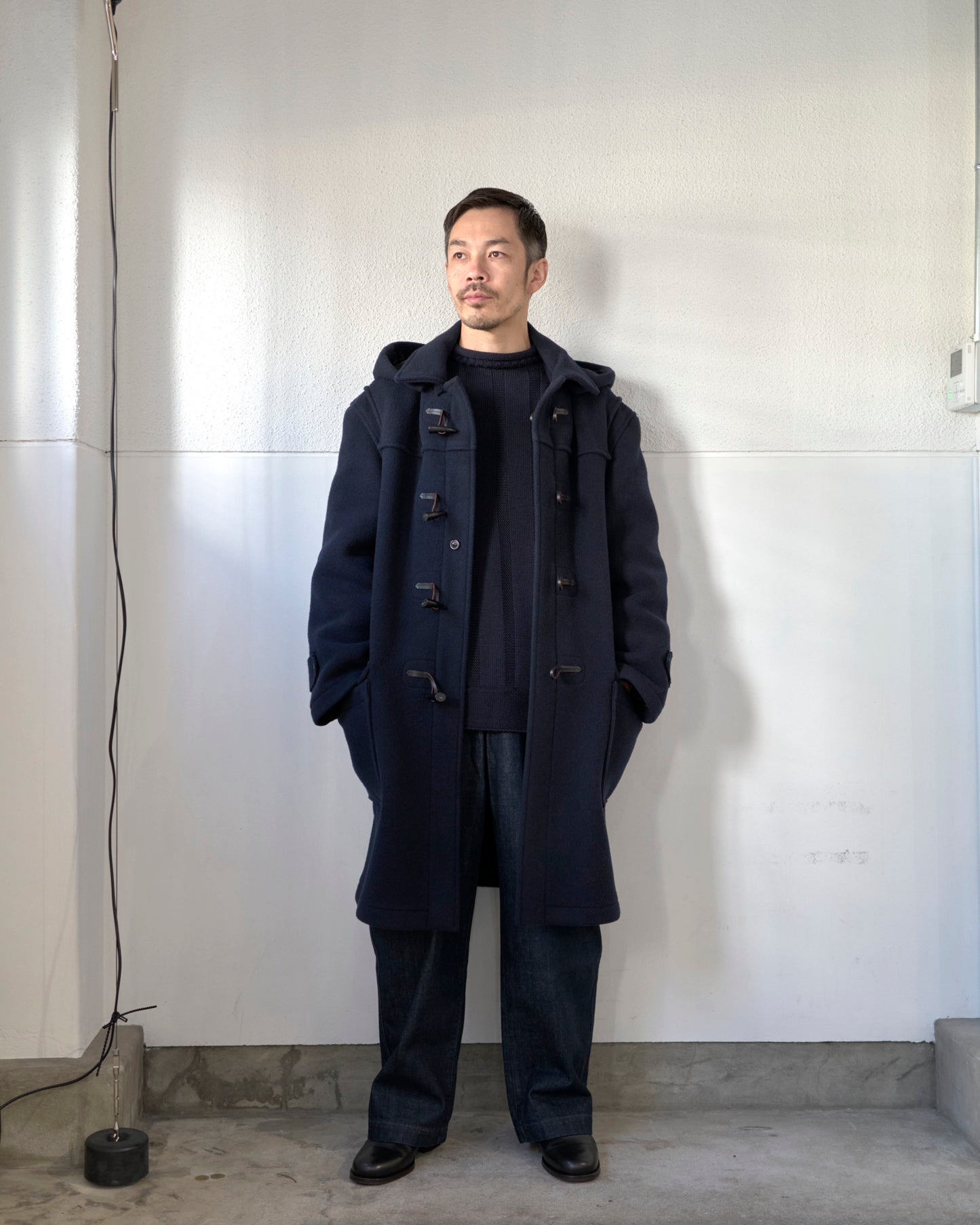 REVERSIBLE DUFFLE COAT