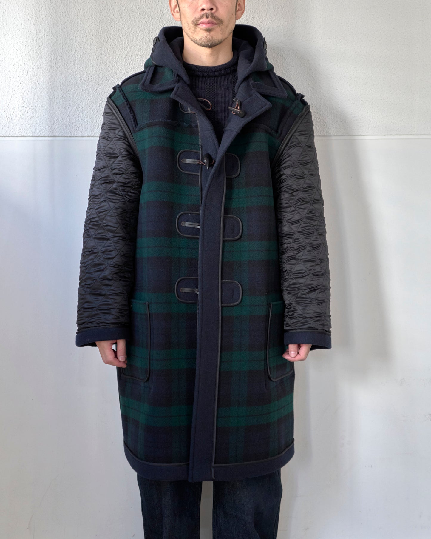 REVERSIBLE DUFFLE COAT