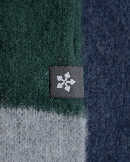 RAMBLING BRUSHED WOOL SCARF