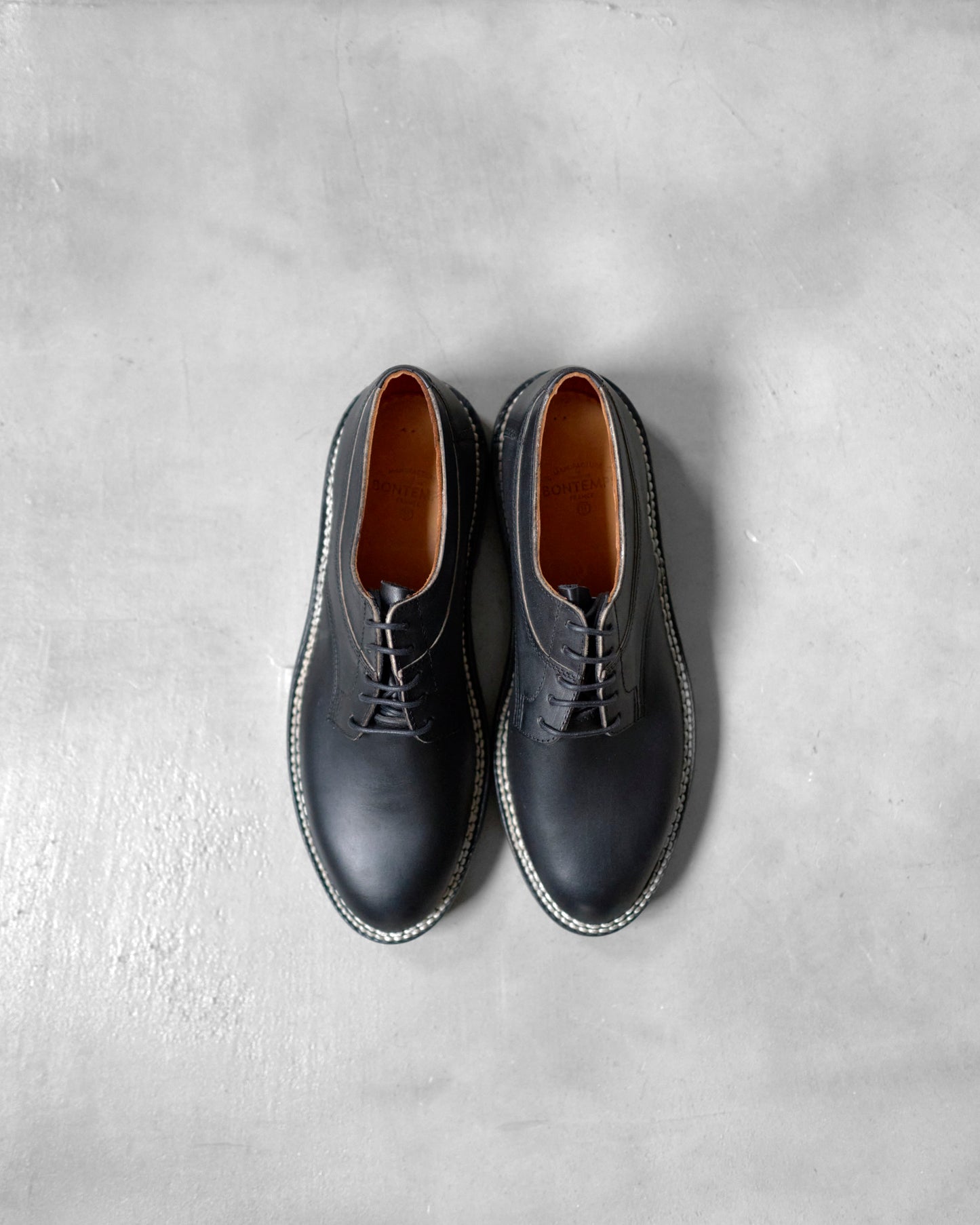 LEATHER DERBY SHOES