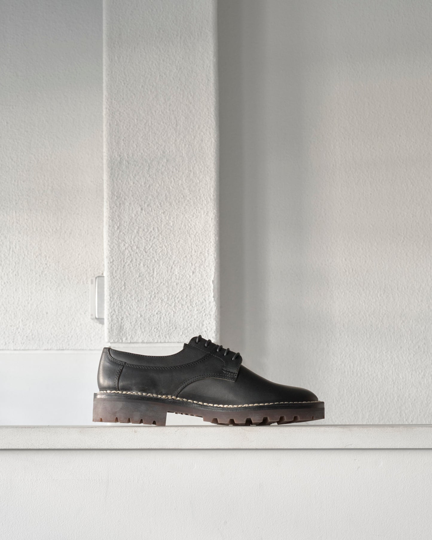LEATHER DERBY SHOES