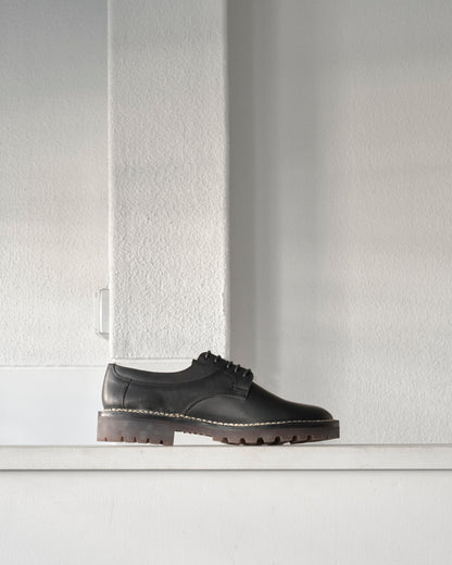 LEATHER DERBY SHOES