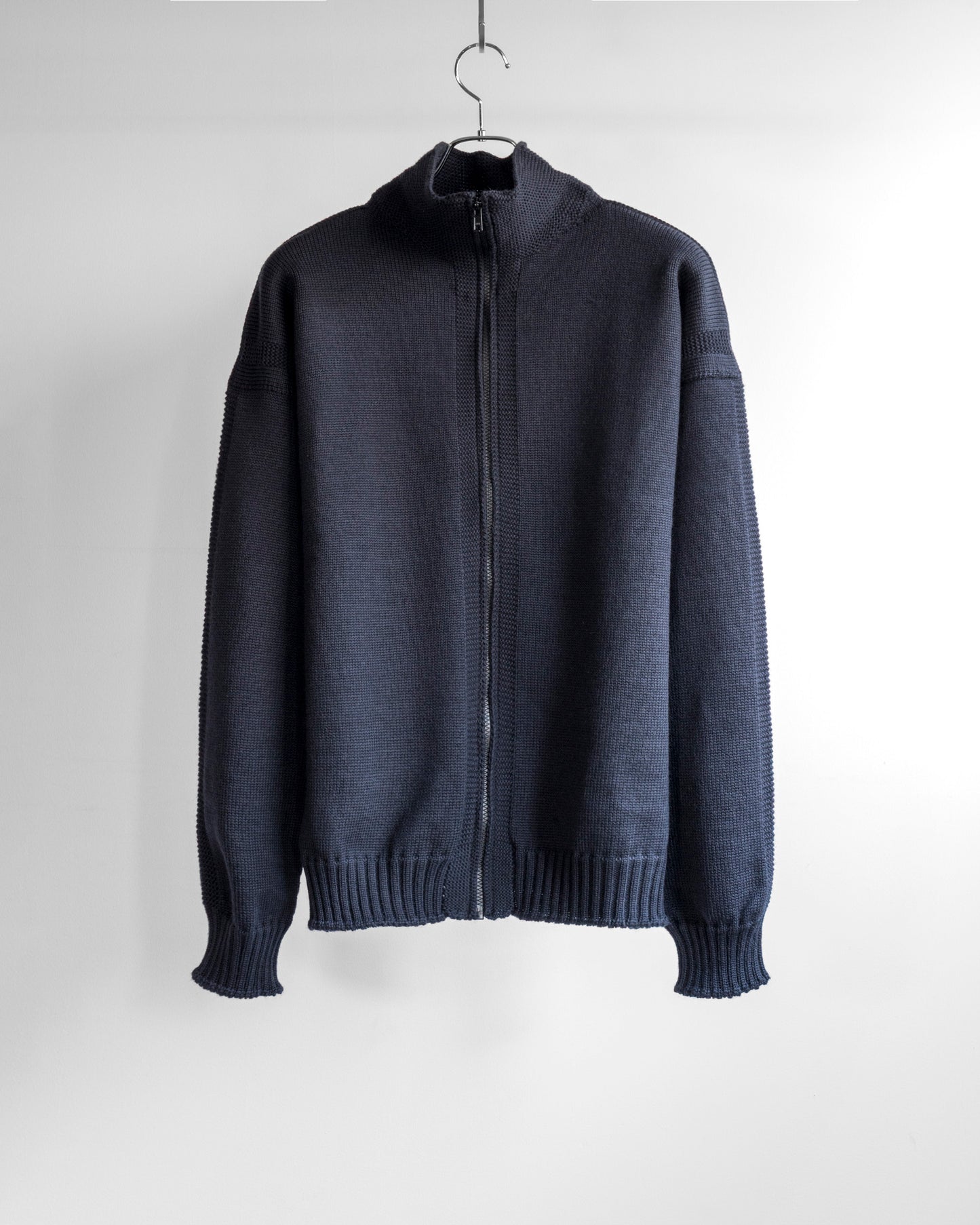 MERINO WOOL ZIP UP JUMPER