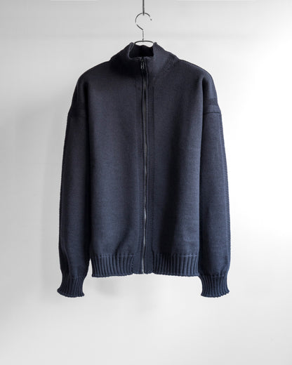 MERINO WOOL ZIP UP JUMPER