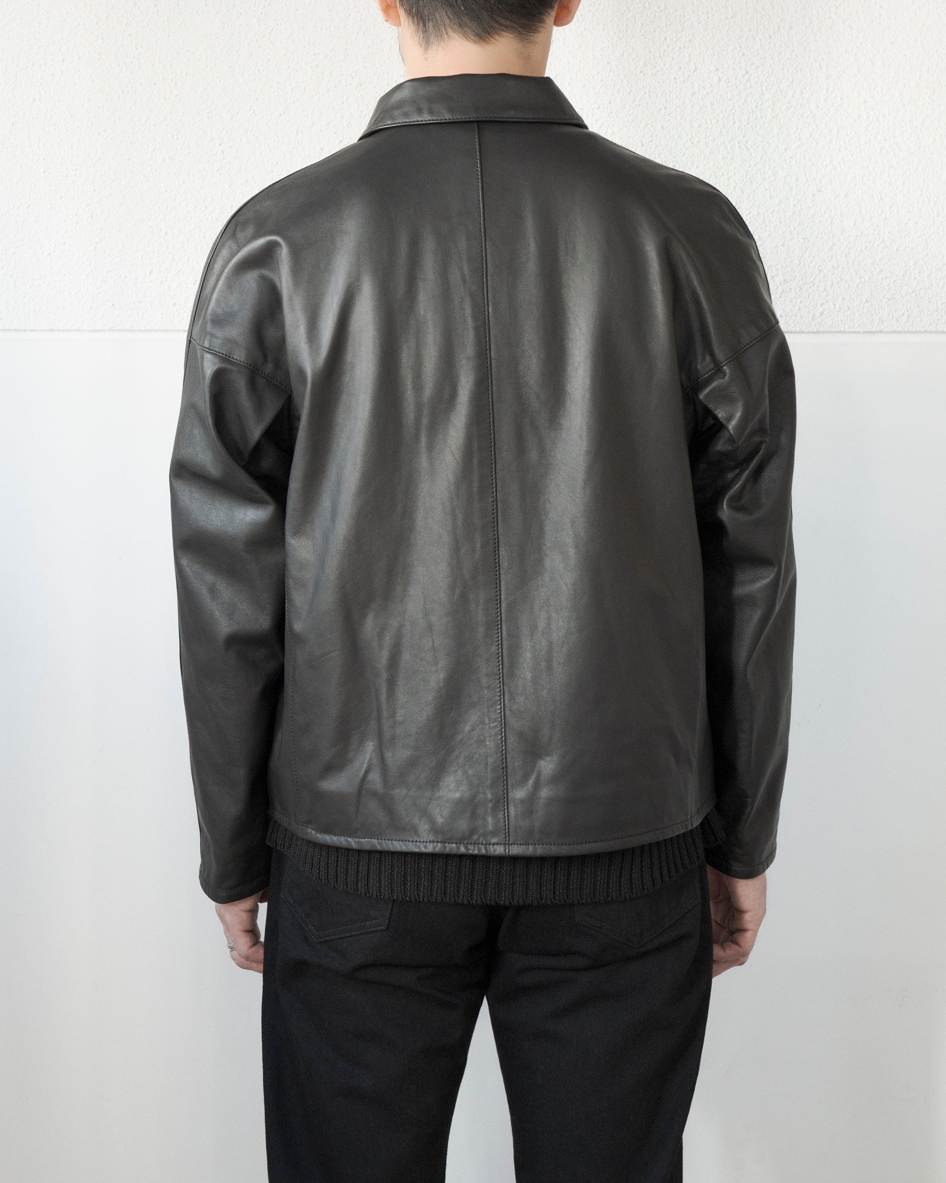 LEATHER ZIP-UP BLOUSON – STORE N