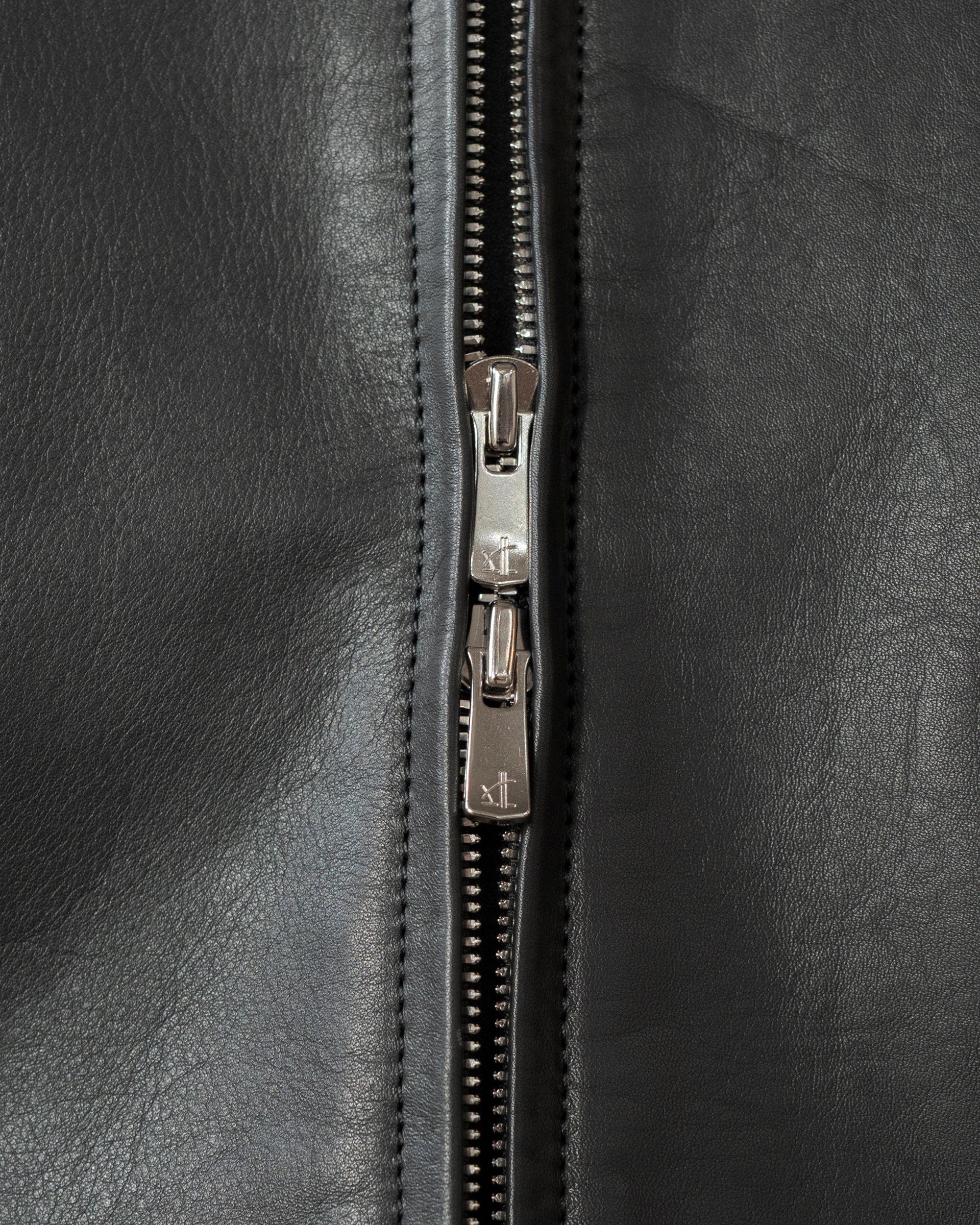 LEATHER ZIP-UP BLOUSON – STORE N