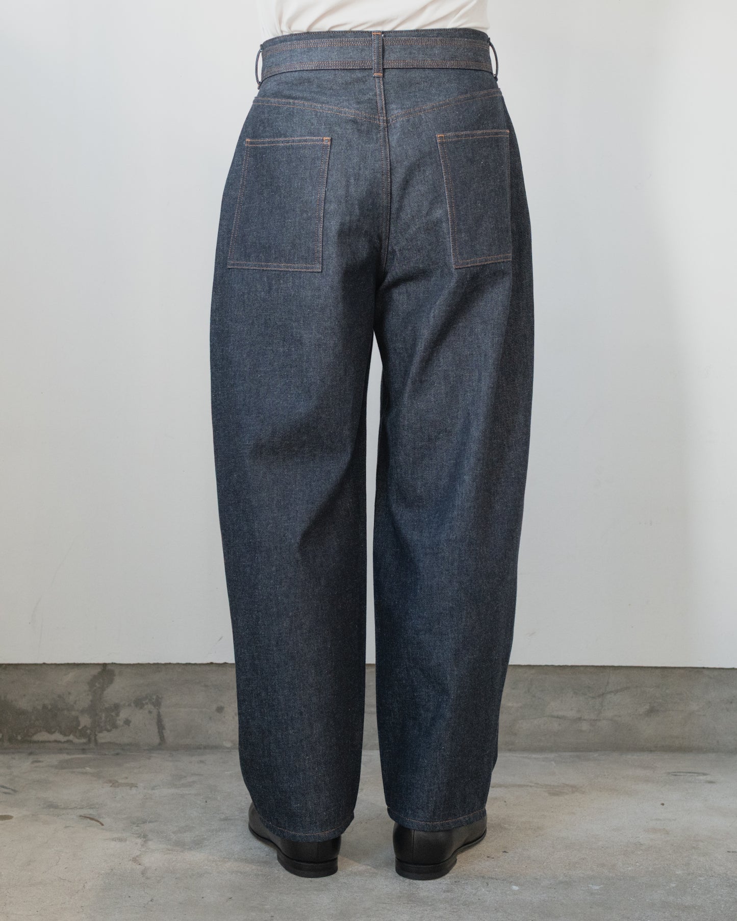MIDLEM BELTED DENIM【RESTOCK】