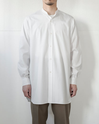 ROB BAND COLLAR COTTON SHIRT