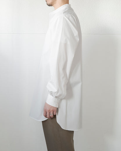 ROB BAND COLLAR COTTON SHIRT
