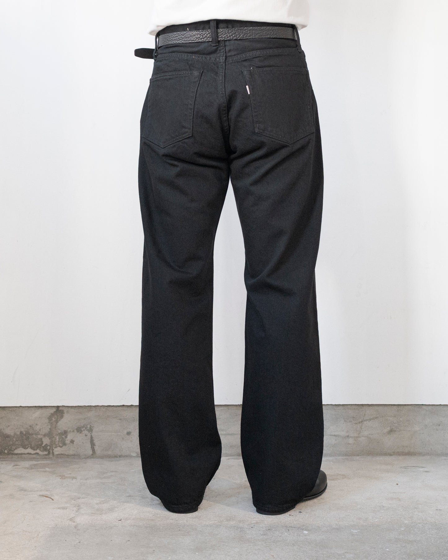 DENIM STRAIGHT TROUSERS