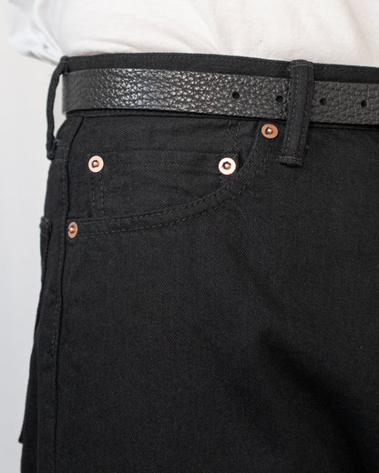 DENIM STRAIGHT TROUSERS