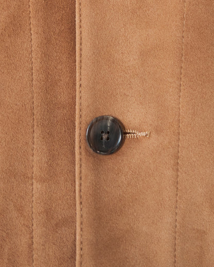 SUEDE CALL SHEEP LEATHER SHORT COAT