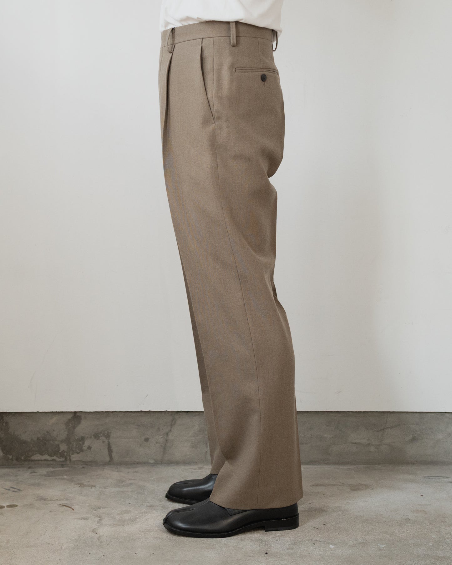 VINTAGE PIGMENTDYE WOOL TACK TROUSERS