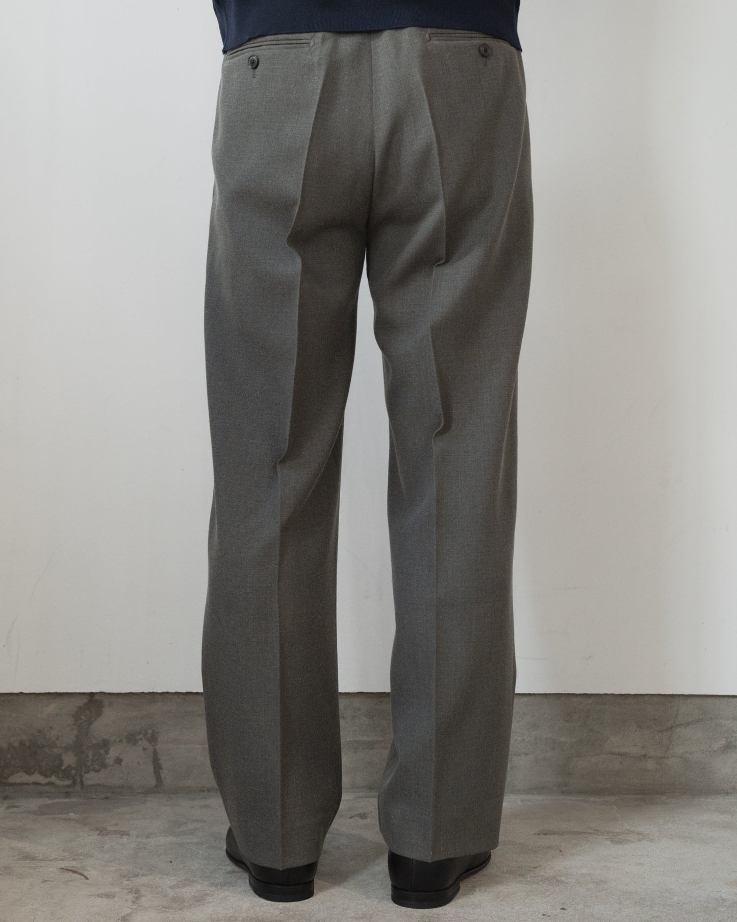 VINTAGE PIGMENTDYE WOOL TACK TROUSERS